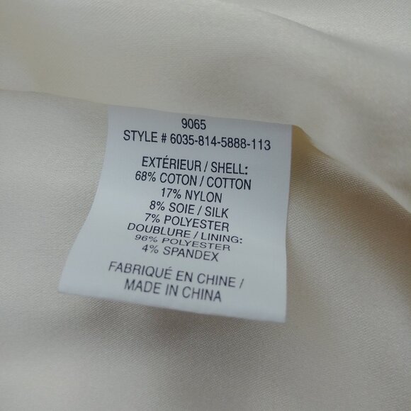 Elegant White Tweed Coat - Picture 13 of 15